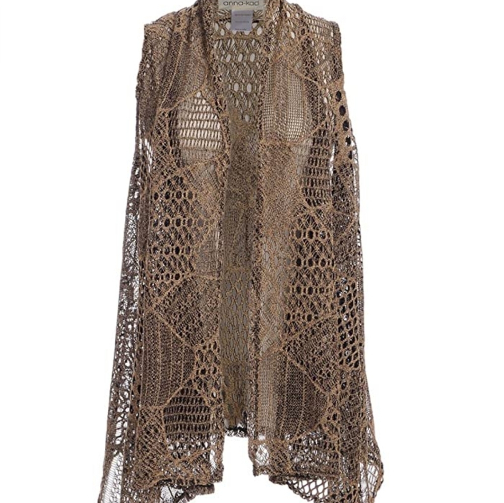 Vest/bathing suit cover up